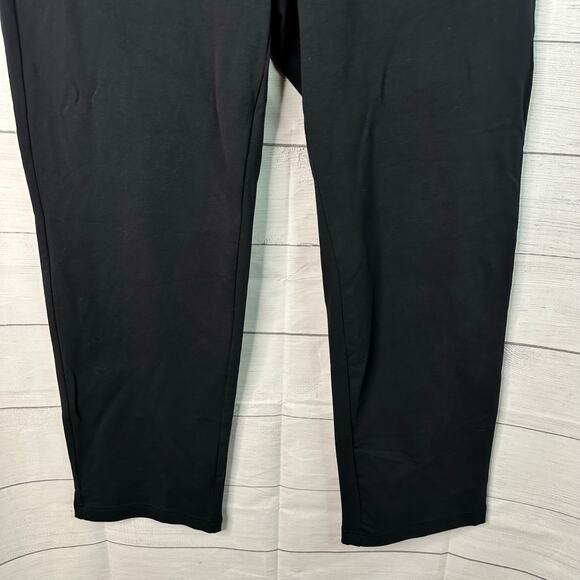 Lands End Womens size XL Petite 18 Pull On Pants Black Stretch - Picture 4 of 9